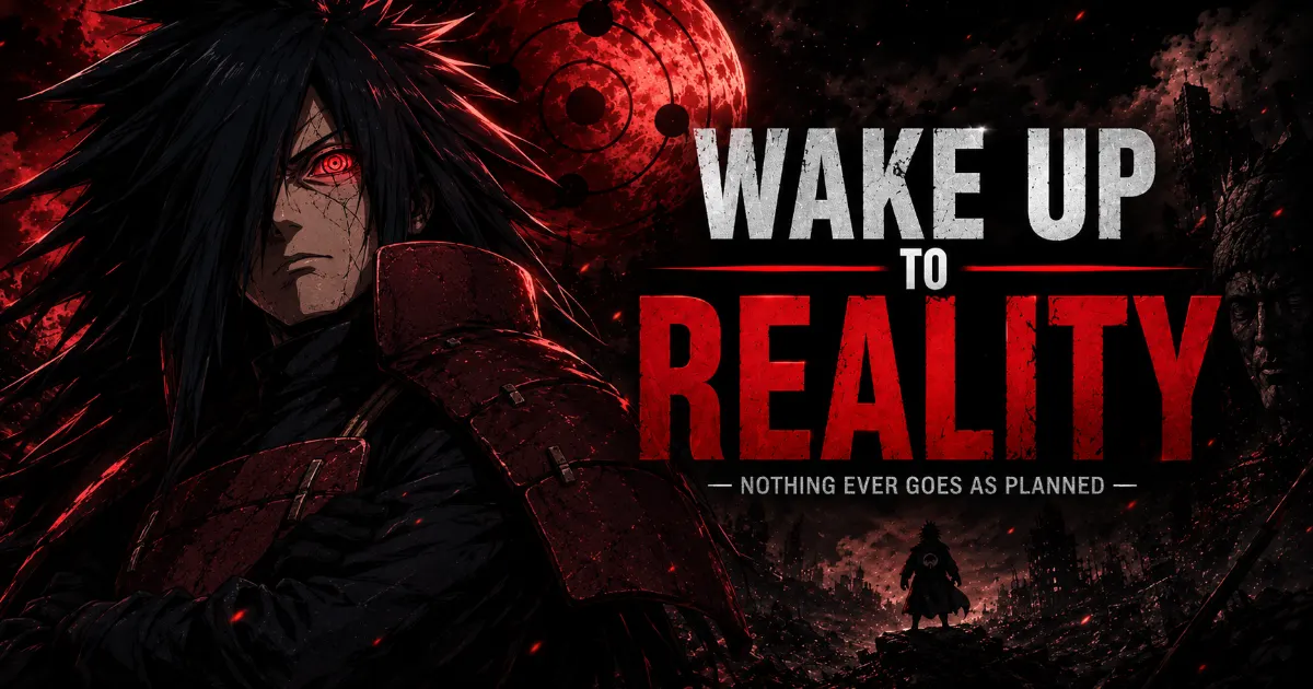 Madara Uchiha Wake Up to Reality speech in Naruto Shippuden